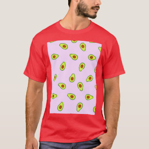 Camiseta Padrão de verão da fruta tropical do Avocado