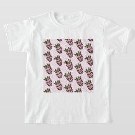 Camiseta Padrão do ananás Y2K retroFunky