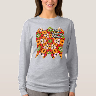 Camiseta Padrão do Buquê Tulips