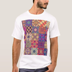 Camiseta Padrão do estilo Talavera dos Azulejos portugueses