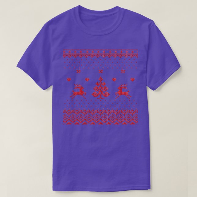 Camiseta Padrão do kit de Natal (Frente do Design)