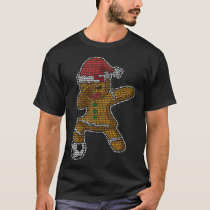 Camiseta Padrão do kit de natal do jogador de gengibre
