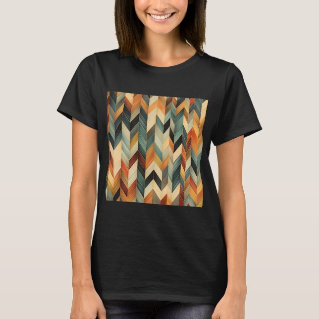 Camiseta Padrão Espinha de Peixe (Frente)