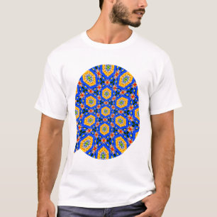 Camiseta Padrão estético floral
