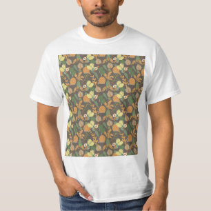 Camiseta Padrão Floral bonito