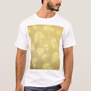 Camiseta Padrão floral de Grunge.