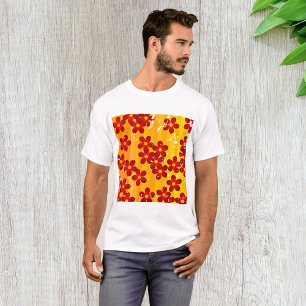 Camiseta Padrão Floral Groovy dos Anos 70