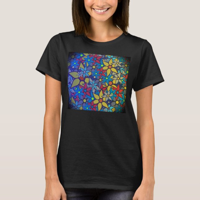 Camiseta Padrão Floral Trendy #3 (Frente)