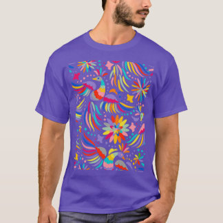 Camiseta padrão Folclore mexicano