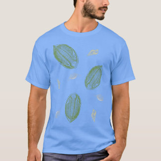 Camiseta Padrão Fóssil de Pastel 1