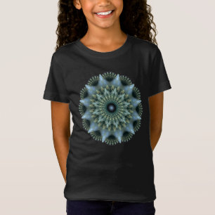 Camiseta Padrão fractal de estrela brilhante