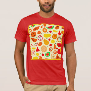 Camiseta Padrão Fruta tropical