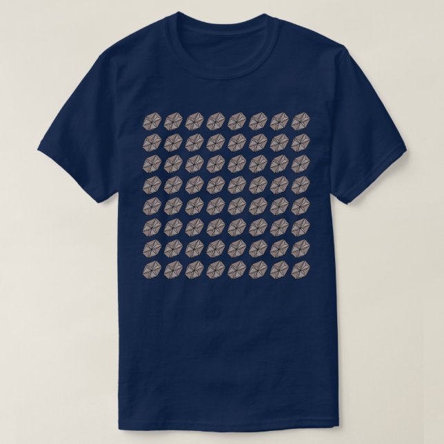 Camiseta Padrão Geométrico (Frente do Design)