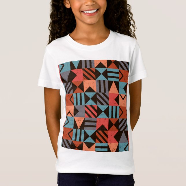 Camiseta Padrão Geométrico 28 (Frente)