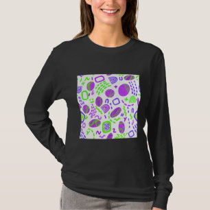 Camiseta Padrão Geométrico abstrato Colorido