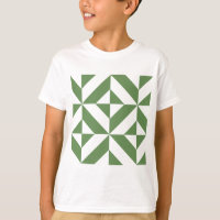 Padrão Geométrico de Deco de Grama Escuro