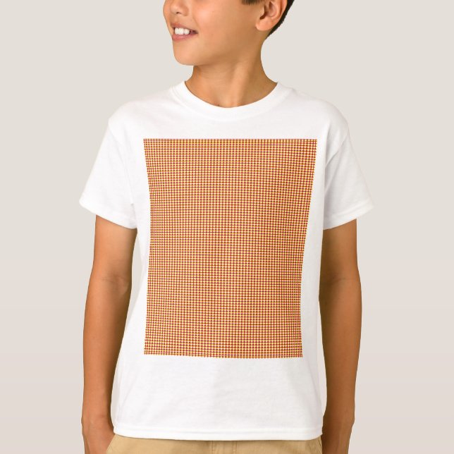 Camiseta Padrão Geométrico Moderno de Volta às Aulas (Frente)