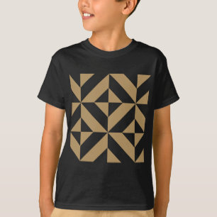 Camiseta Padrão Geométrico Quente de Deco Cubo