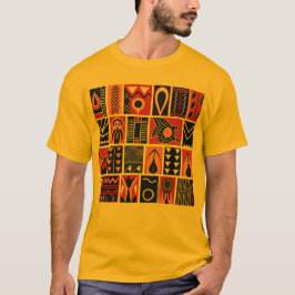 Camiseta Padrão Geométrico Tribal