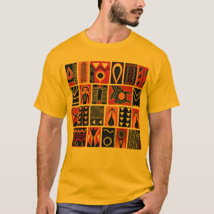 Camiseta Padrão Geométrico Tribal