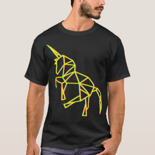 Camiseta Padrão Geométrico Unicorn Unicorn Unicorn Lover Id