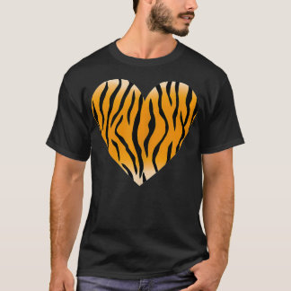 Camiseta Padrão H de faixa de tigre motonível com dia de os