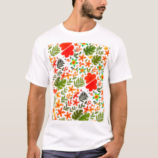 Camiseta padrão havaiano