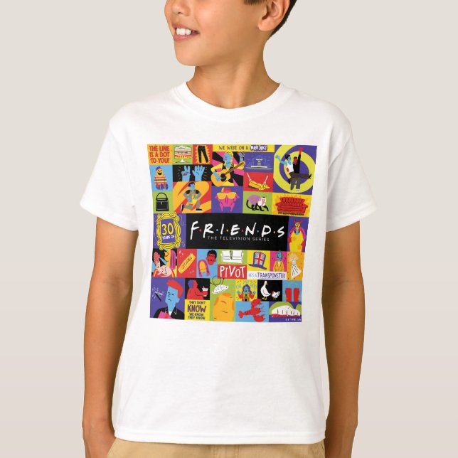 Camiseta Padrão Icônico FRIENDS™ (Frente)