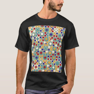 Camiseta Padrão Invisível do Mosaico Islâmico