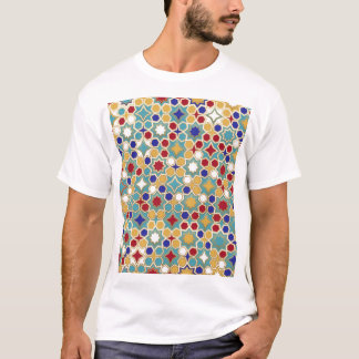Camiseta Padrão Invisível do Mosaico Islâmico