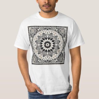 Camiseta Padrão Islâmico Elegante do Azulejo: Uma obra prim