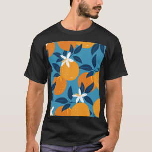 Camiseta Padrão laranja: textura perfeita da vinheta