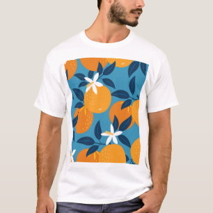 Camiseta Padrão laranja: textura perfeita da vinheta