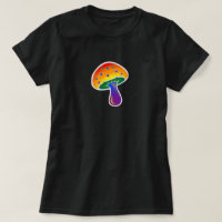 Padrão LGBTQIA Rainbow Pride Mushroom