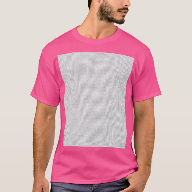 Camiseta Padrão Minimo de Bolinhas Cinza (Frente)