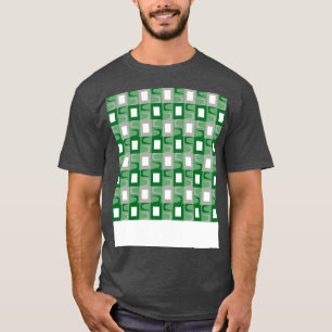 Camiseta Padrão moderno do meio século