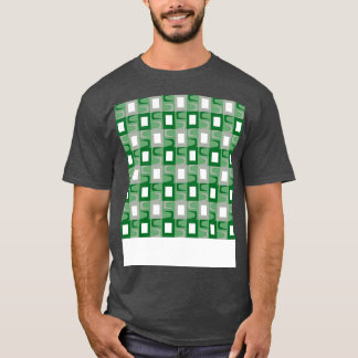 Camiseta Padrão moderno do meio século