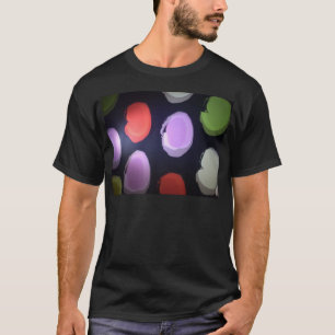 Camiseta Padrão moderno: Padrão de Bolinhas colorido