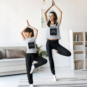Camiseta Padrão personalizado de Henna Yoga