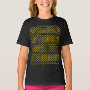 Camiseta Padrão Russo Contemporâneo De Girassol