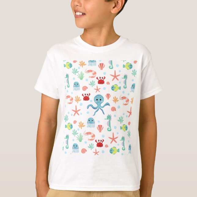Camiseta Padrão Sea World (Frente)