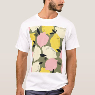 Camiseta Padrão sem costura de Frutas de Citros