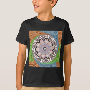 Camiseta Padrão tradicional africano de feijão