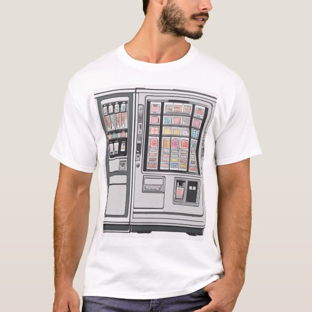 Camiseta Padrão Tradicional de Design Japonês - Geométrico  (Frente)
