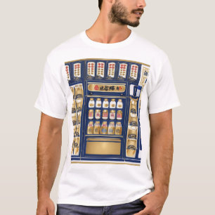 Camiseta Padrão Tradicional Japonês Design Textil Sem Costu