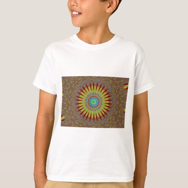 Camiseta Padrão tribal africano de tapetes iranianos.jpg (Frente)