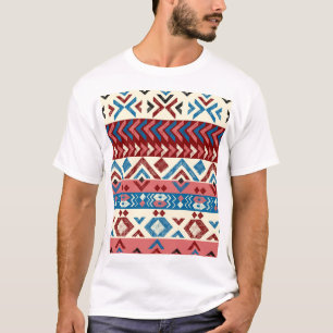 Camiseta Padrão Tribal Colorido