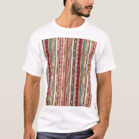 Padrão Tribal de Boho Colorido
