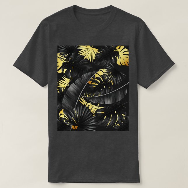 Camiseta Padrão tropical (Frente do Design)