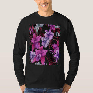 Camiseta Padrão Tropical Invisível